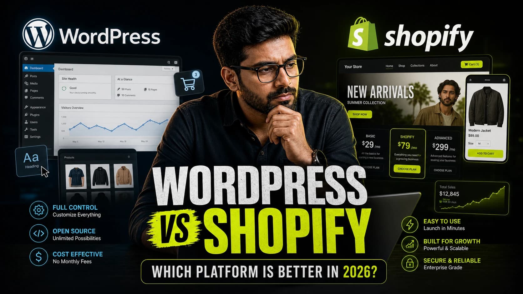WordPress vs Shopify: Which Platform Is Better in 2026?