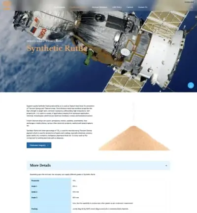 Website Design & WordPress Development for Chemical Manufacturing gallery image 1