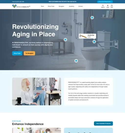 Healthcare Accessibility Product Website gallery image 1