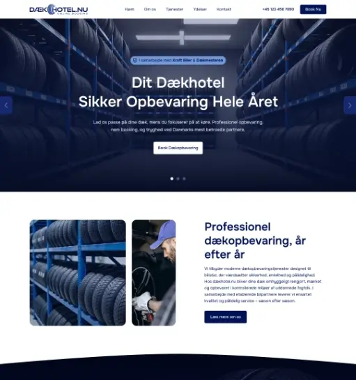 Automotive Service Website UI gallery image 1