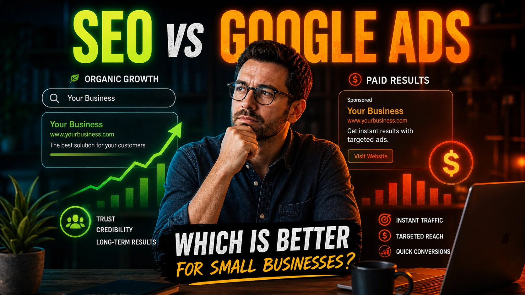 SEO vs Google Ads: Which Is Better for Small Businesses?