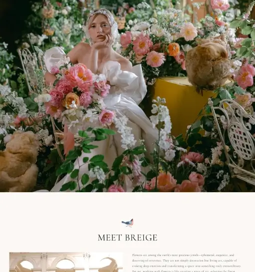 Luxury Floral Website Development case study image 2