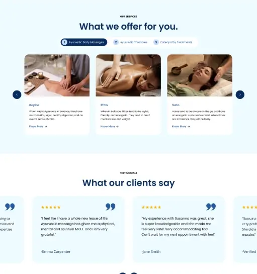 SA Miracle Health Clinic Website case study image 2