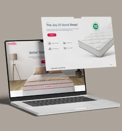 Mattress Brand Website Redesign case study image 1