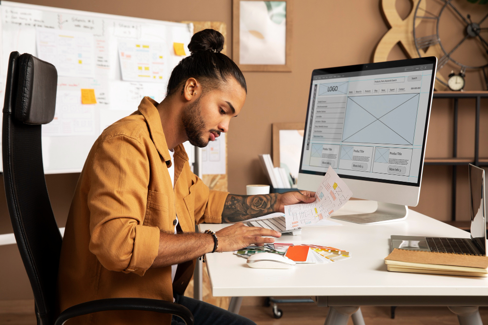 UI UX design process in Figma by freelance designer in Kerala
